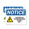 Signmission Electrically Classified Area Sign With Symbol, 24 in W x Rectangle, Vinyl Decal OS-2PACK-NS-D-1824-L-11704 - alternate 1